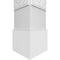 Ekena Millwork Craftsman Classic Square Non-Tapered Herringbone Modern Fretwork Column CC1208ENHBDCSCS - alternate 3